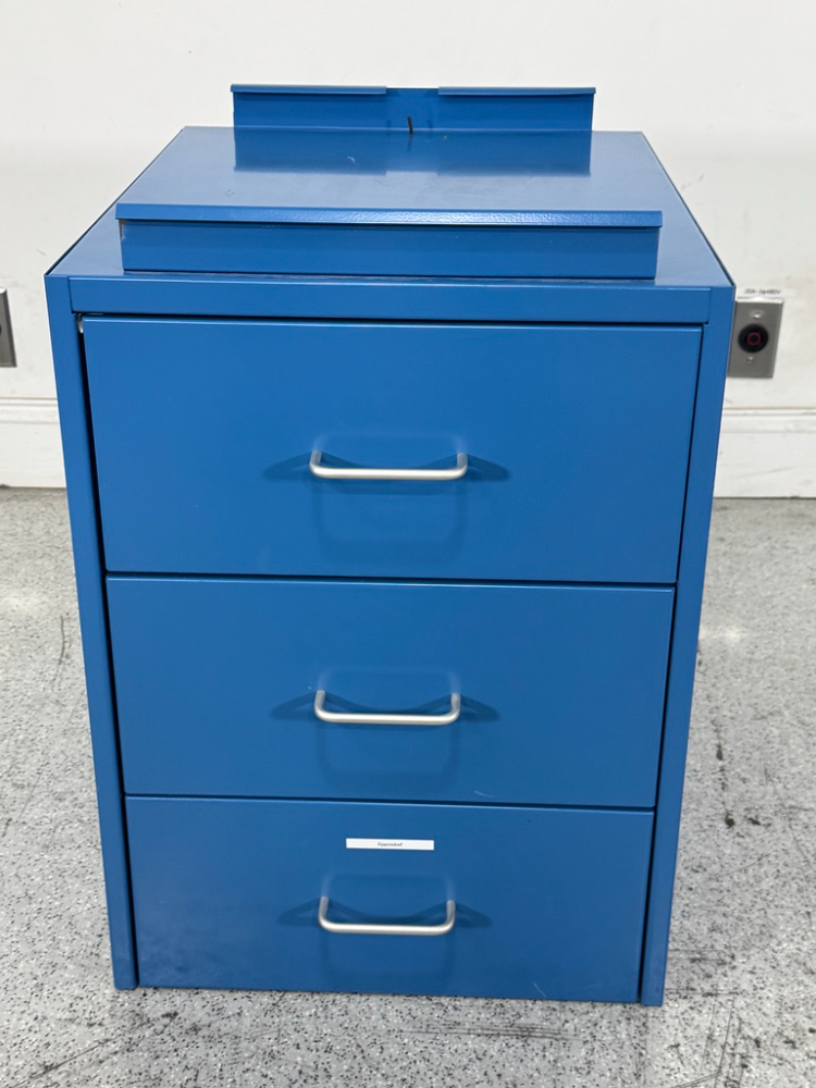 Image of 3 Drawer Metal Filing Cabinet
